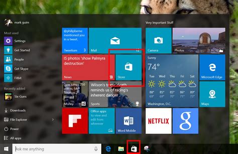 windows 10 app store.